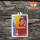 Shantae Gameboy Colour Retro Gaming Nintendo Style Keyring
