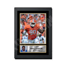 Shaq Lawson 1 Limited Edition Football Signed Print - American Footballer
