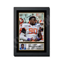 Shaq Lawson 2 Limited Edition Football Signed Print - American Footballer