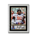 Shaq Lawson 2 Limited Edition Football Signed Print - American Footballer