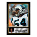 Shaq Thompson 1 Limited Edition Football Signed Print - American Footballer
