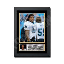 Shaq Thompson 2 Limited Edition Football Signed Print - American Footballer