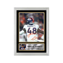 Shaquil Barrett 2 Limited Edition Football Signed Print - American Footballer