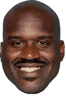 Shaquille O â€™Neil SPORTS Celebrity Face Mask Fancy Dress Cardboard Costume Mask