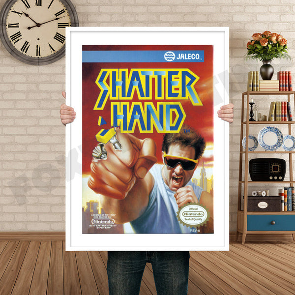 Shatter Hand Retro Game Inspired Theme Nintendo NES Gaming