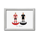 Sheffield Football Club gift - Tiny Men Big Balls Poster