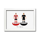 Sheffield Football Club gift - Tiny Men Big Balls Poster