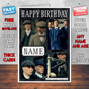 Shelby Brothers Personalised Peaky Blinders INSPIRED Birthday Card New 2017