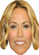 Sheryl Crow2 Celebrity Face Mask Fancy Dress Cardboard Costume Mask