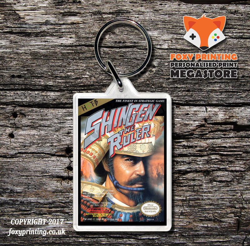 Shatter Hand Retro NES Game Cover Art Gaming Keyring