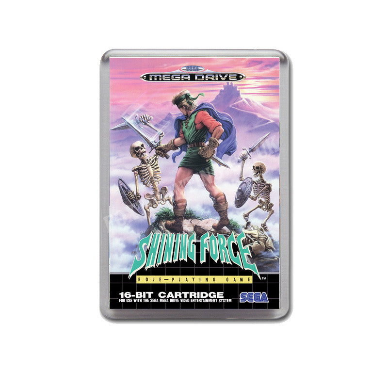 Shining Force Eu Game Style Inspired Sega Megadrive Retro Video Gaming Magnet