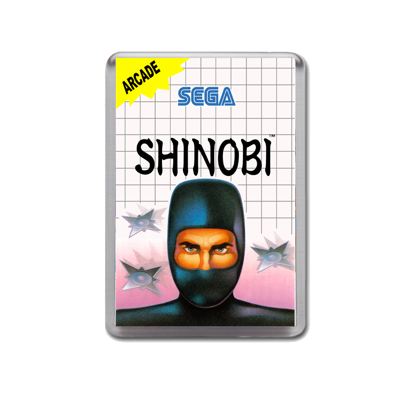 Shinobi Sega Master System Game Inspired Fridge Magnet