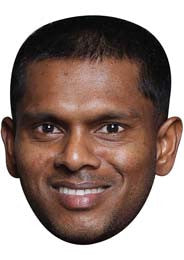 Shinarine Chanderpaul CRICKET Celebrity Face Mask Fancy Dress Cardboard Costume Mask