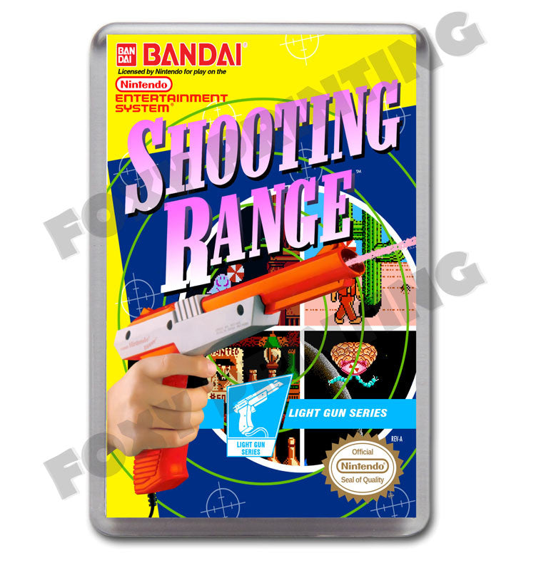 Shooting Range Retro Nintendo NES Game Inspired Fridge Magnet 506