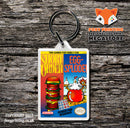 Shooting Range Retro NES Game Cover Art Gaming Keyring