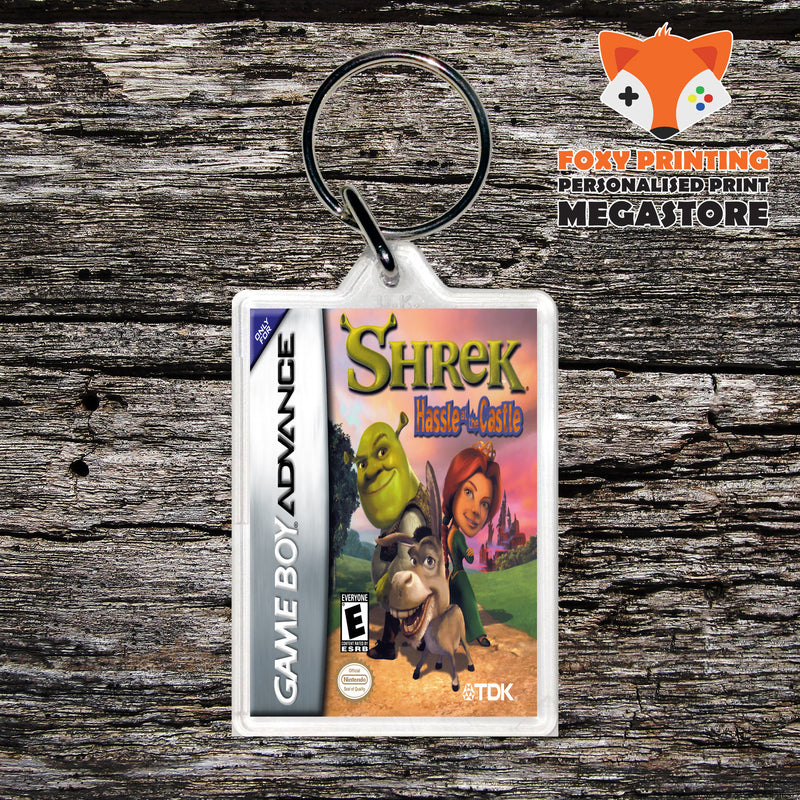 Shrek - Hassle At The Castle Retro Gaming Keyring