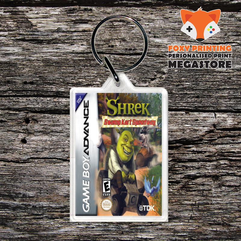 Shrek - Swamp Kart Speedway Retro Gaming Keyring