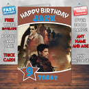 Sicario Theme Style Personalised Kids Inspired Movie Birthday Card (SA)