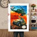 Silkworm Retro GAME INSPIRED THEME Nintendo NES Gaming A4 A3 A2 Or A1 Poster Art 510