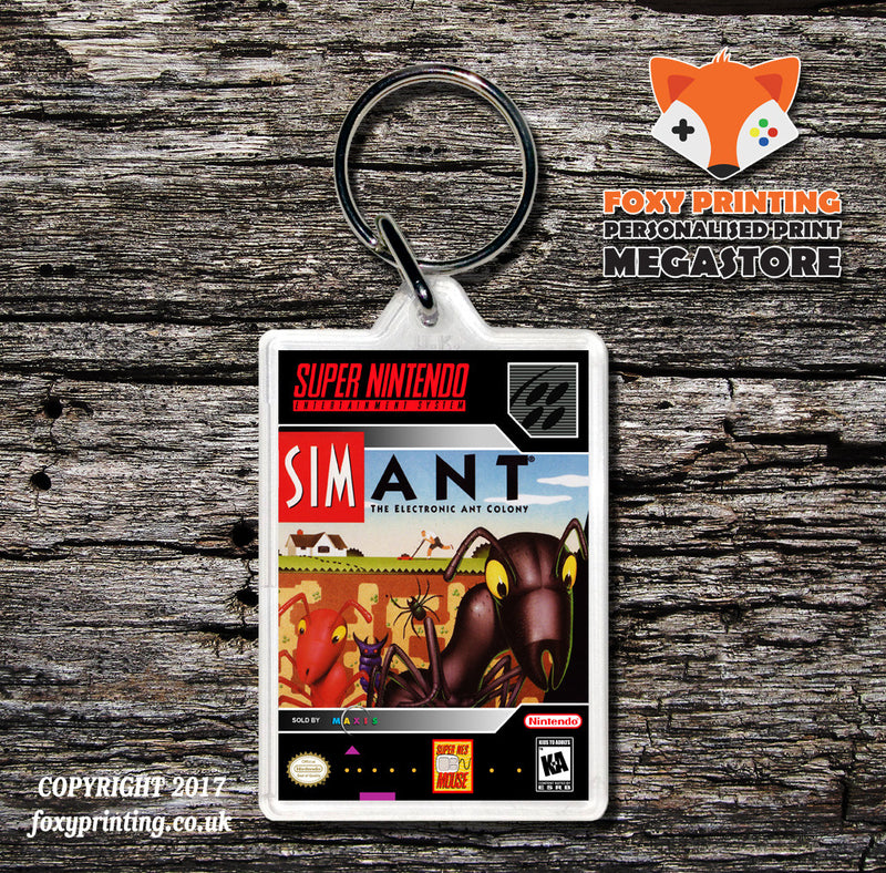 Simant Game Inspired Retro Gaming Keyring