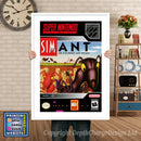 Simant Super Nintendo GAME INSPIRED THEME Retro Gaming Poster A4 A3 A2 Or A1