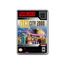 Sim City 2000 - SNES GAME inspired Retro Gaming Magnet
