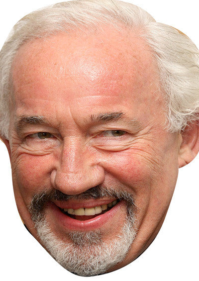 Simon Callow TV STARS 2018 Celebrity Face Mask Fancy Dress Cardboard Costume Mask