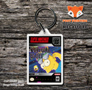 Simpsons - Virtual Bart Game Inspired Retro Gaming Keyring
