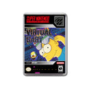 Simpsons - Virtual Bart - SNES GAME inspired Retro Gaming Magnet