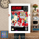 Simpsons Krusty's Super Fun House Super Nintendo GAME INSPIRED THEME Retro Gaming Poster A4 A3 A2 Or A1
