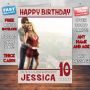 Personalised Sims 3 Inspired Style Game Kids Inspired Birthday Card (SA)