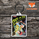 Simpson's Krustys Funhouse Retro NES Game Cover Art Gaming Keyring