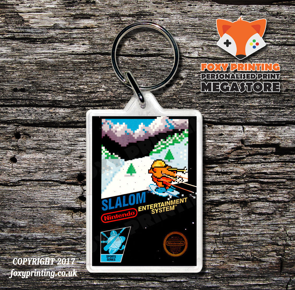 Sky Shark Retro NES Game Cover Art Gaming Keyring