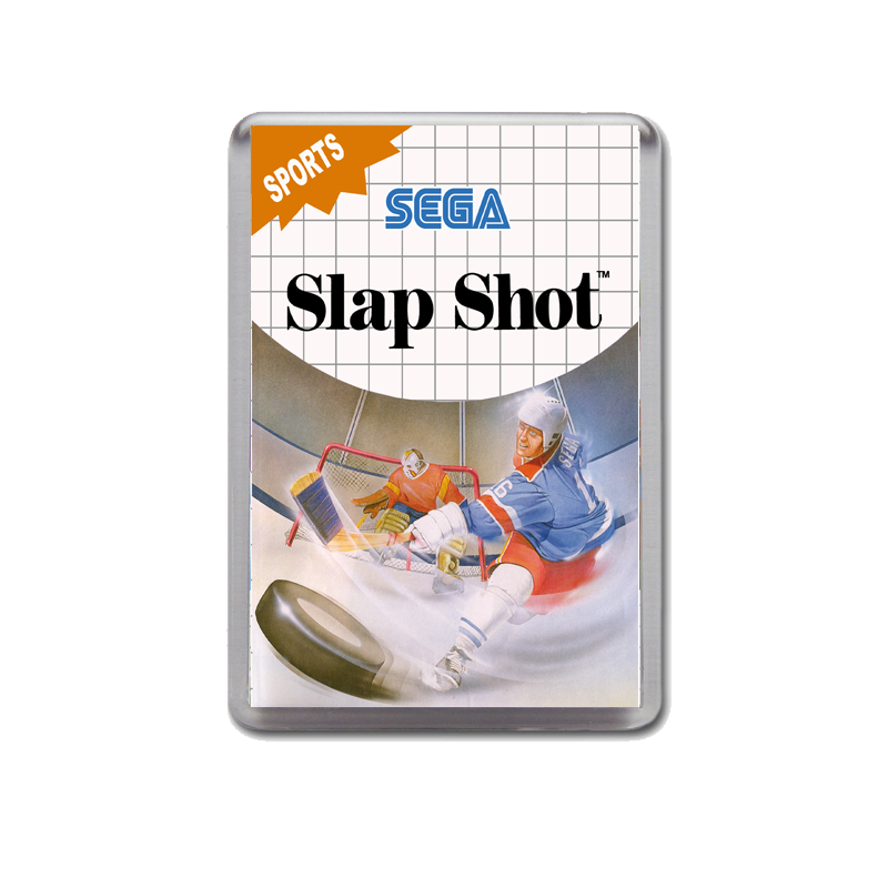 Slapshot Sega Master System Game Inspired Fridge Magnet