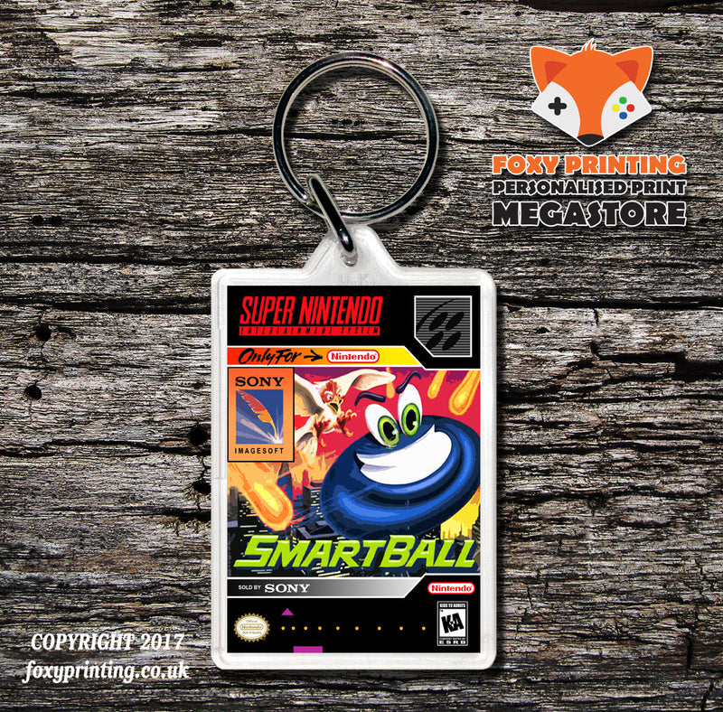 Smartball Game Inspired Retro Gaming Keyring