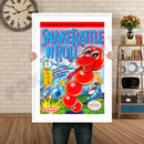Snake Rattle N Roll Retro GAME INSPIRED THEME Nintendo NES Gaming A4 A3 A2 Or A1 Poster Art 522