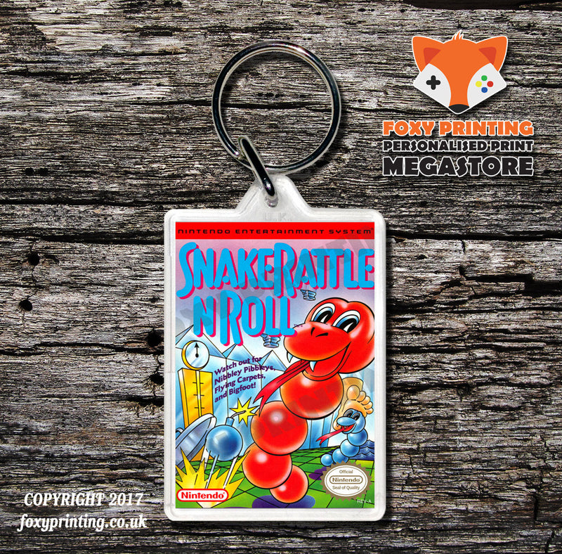 Smash TV Retro NES Game Cover Art Gaming Keyring