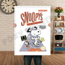 Snoopy Retro GAME INSPIRED THEME Nintendo NES Gaming A4 A3 A2 Or A1 Poster Art 524