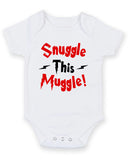 Snugle This Muggle Personalised Baby Boy Girl Unisex Short Sleeve Bodysuit
