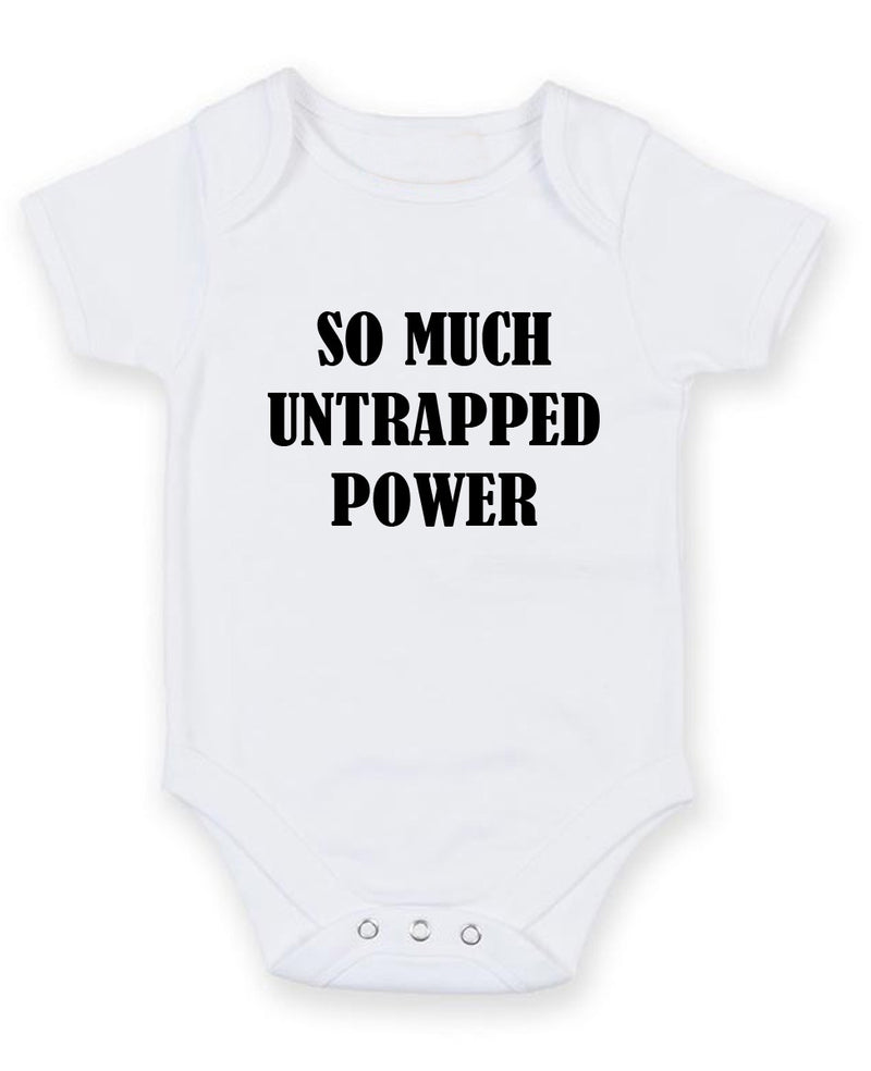 So Much Untapped Power Personalised Baby Boy Girl Unisex Short Sleeve Bodysuit