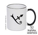 Soapstone Black Handle Alchemy Mug GOTHIC GOTH HORROR STARS HORROSCOPE BLACK MAGIC MUG