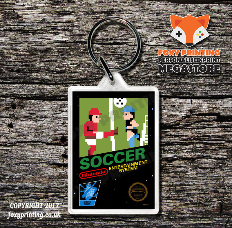 Snow Brothers Retro NES Game Cover Art Gaming Keyring