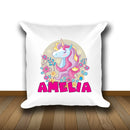 Unicorn 103 Personalised Soft White Cushion including cushion insert
