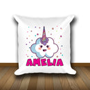 Unicorn 116 Personalised Soft White Cushion including cushion insert