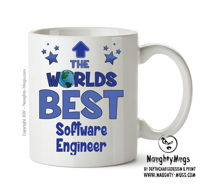 Worlds Best Software Engineer Mug - Novelty Funny Mug