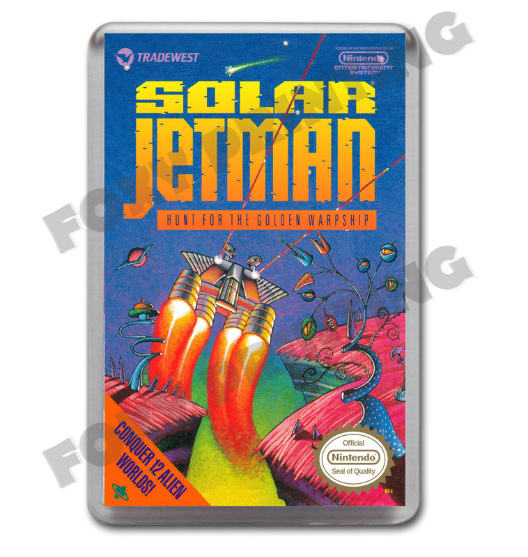 Solar Jetman Retro Nintendo NES Game Inspired Fridge Magnet 527