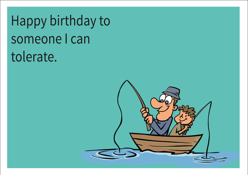 Someone I Can Tolerate INSPIRED Adult Personalised Birthday Card Birthday Card