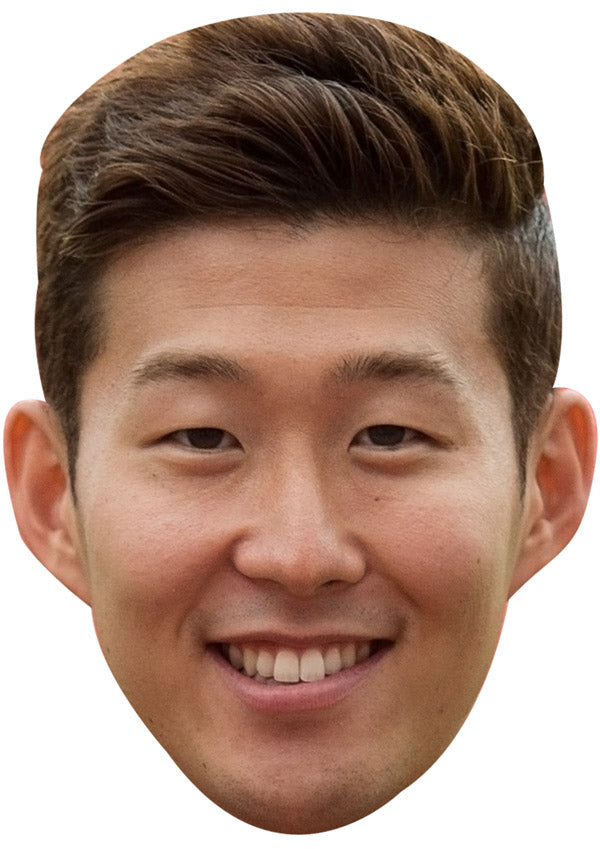 Son Heung-min Face Mask – Fancy Dress Cardboard Costume Mask