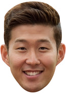 SON HEUNG MIN JB - Footballer Fancy Dress Cardboard Celebrity Party Face Mask