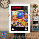 Sonic Blast Man II Super Nintendo GAME INSPIRED THEME Retro Gaming Poster A4 A3 A2 Or A1